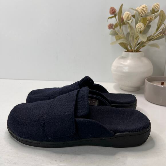 Vionic Gemma II Mule Slipper Slip-On Arch Support Navy Blue Women 9M NWB - Picture 3 of 9